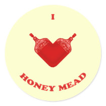 I Love Honey Mead Sticker