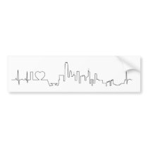I love Hong Kong (ecg style) souvenir Bumper Sticker