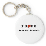 I Love Hong Kong Keychains