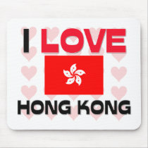 I Love Hong Kong mousepads