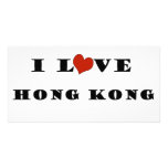 I Love Hong Kong Photo Greeting Card
