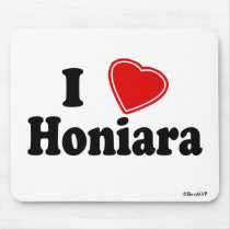 I Love Honiara Mousepads