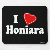 I Love Honiara Mousepads