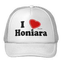 I Love Honiara Trucker Hats