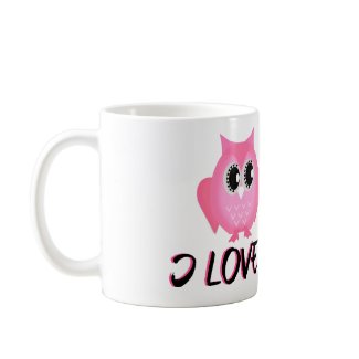 I Love Hooters Breast Cancer Awareness Mug mug