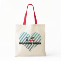 I Love Horror Punk Tote Bags