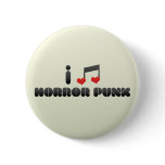 I Love Horror Punk Button