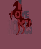 I Love Horses-2 t-shirts