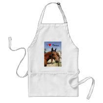 I love horses aprons