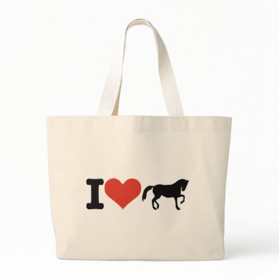 I love Horses Bag by Thinkdifferent