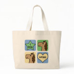 I Love Horses Canvas Bag
