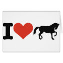 I love Horses cards by Thinkdifferent I love Horses cards