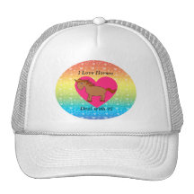 I love horses deal with it mesh hats
