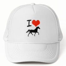 I Love Horses Trucker Hat