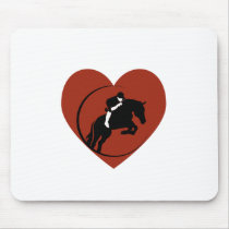 I Love Horses (hunter / jumper) mousepads