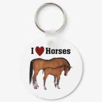 I Love Horses Keyring keychains by cooltees I Love Horses Keyring keychains