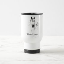 I Love Horses Mug