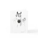 I Love Horses Note Card