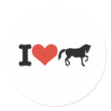 I love Horses stickers by Thinkdifferent I love Horses stickers