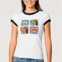 I Love Horses t-shirts