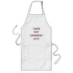 I Love Hot Canadian Guys Aprons