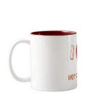 I LOVE HOT CHOCOLATE mugs