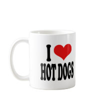 I Love Hot Dogs mugs by ilovethisshirt I Love Hot Dogs mugs