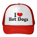 I Love Hot Dogs Trucker Hat