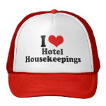 I Love Hotel Housekeepings Mesh Hats