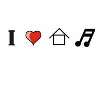 I Love House Music Club Clubbing t-shirts by Risis_ I Love House Music Club Clubbing t-shirts