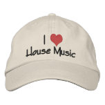 I Love House Music Baseball Cap