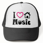 I Love House Music Hat