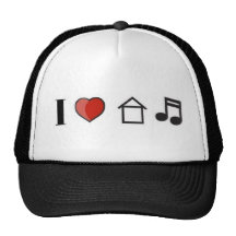 I Love House Music Hat