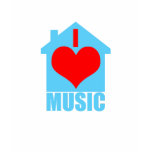 I Love House Music - Heart House T-shirts