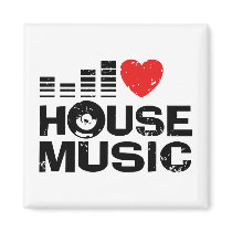 I Love House Music Magnet