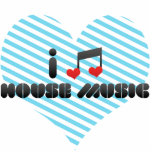 I Love House Music Photo Sculpture