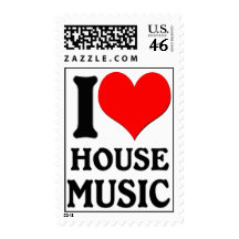I love house music stamp