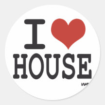I love House music Sticker