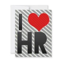 I Love HR Personalized Invite