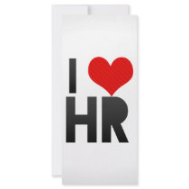I Love HR Personalized Rack Card