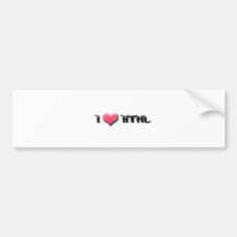 I love HTML Bumper Sticker