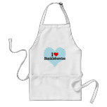 I Love Huckleberries Apron