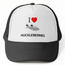 I Love Huckleberries Hats