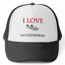 I Love Huckleberries Hats