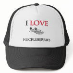 I Love Huckleberries Hats
