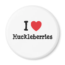 I love Huckleberries heart T-Shirt magnets by funnycustomtshirts I love Huckleberries heart T-Shirt magnets