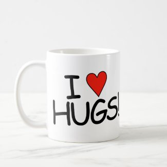 I love Hugs Mug mug