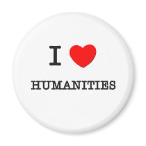I Love HUMANITIES magnets