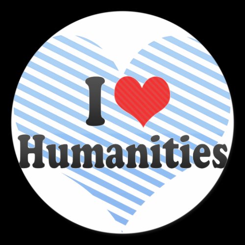 I Love Humanities Stickers
