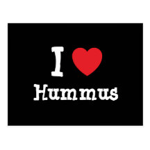 I love Hummus heart T-Shirt Post Card